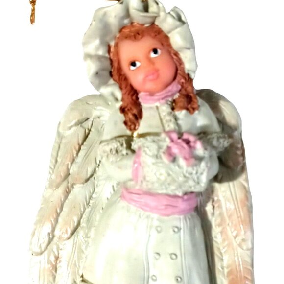 Kurt Adler Snow Angel Ornament Hanging Victorian Christmas Spiritual Tree Unique - Picture 3 of 6